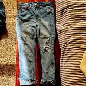 Gap cigarette high rise jeans